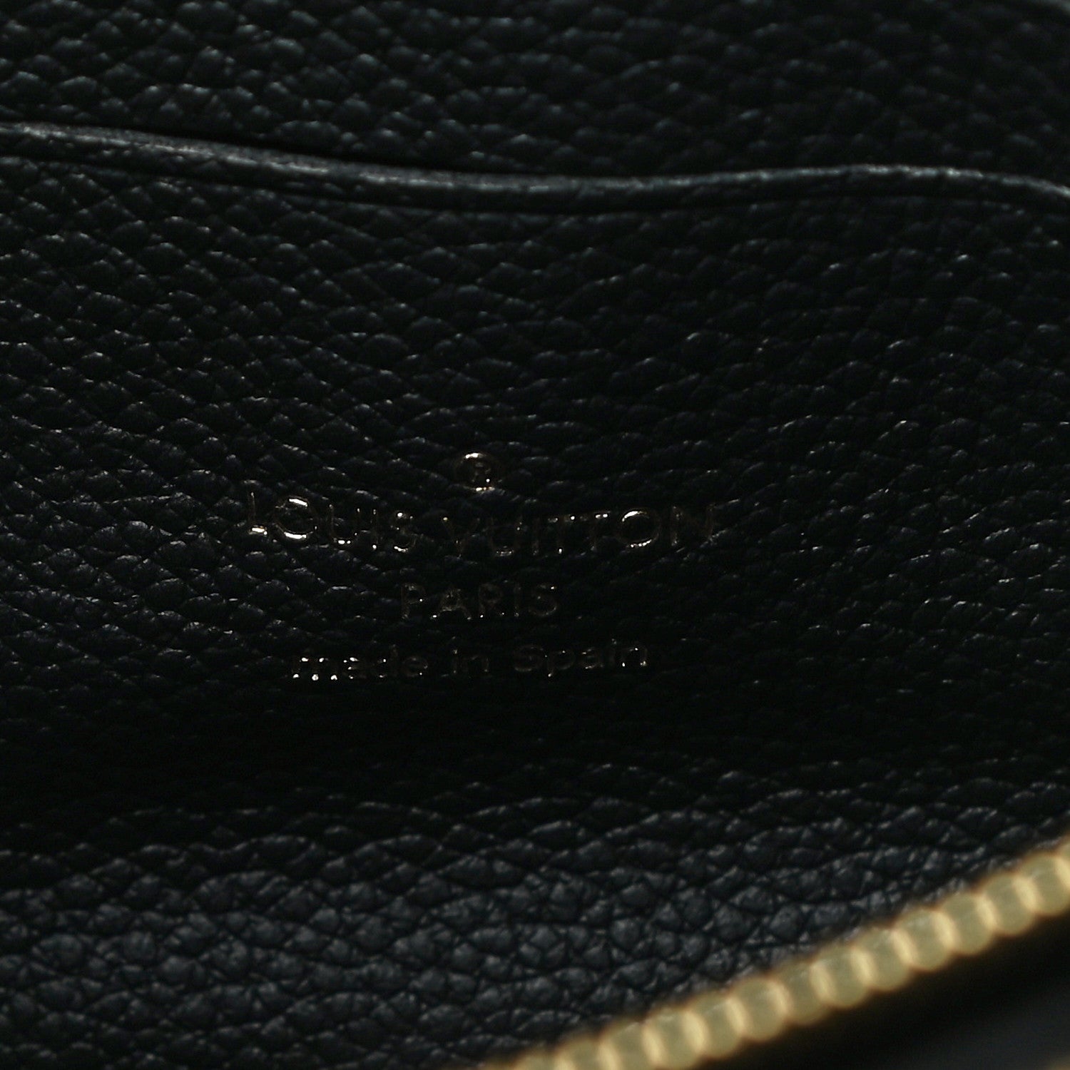 Louis Vuitton Empreinte Double Zip Pochette Black 6 of 10