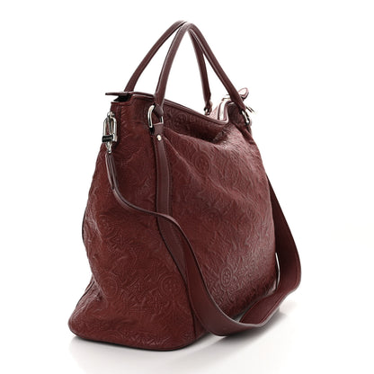 Louis Vuitton Monogram Lambskin Antheia Ixia MM Fuchsia 3 of 13
