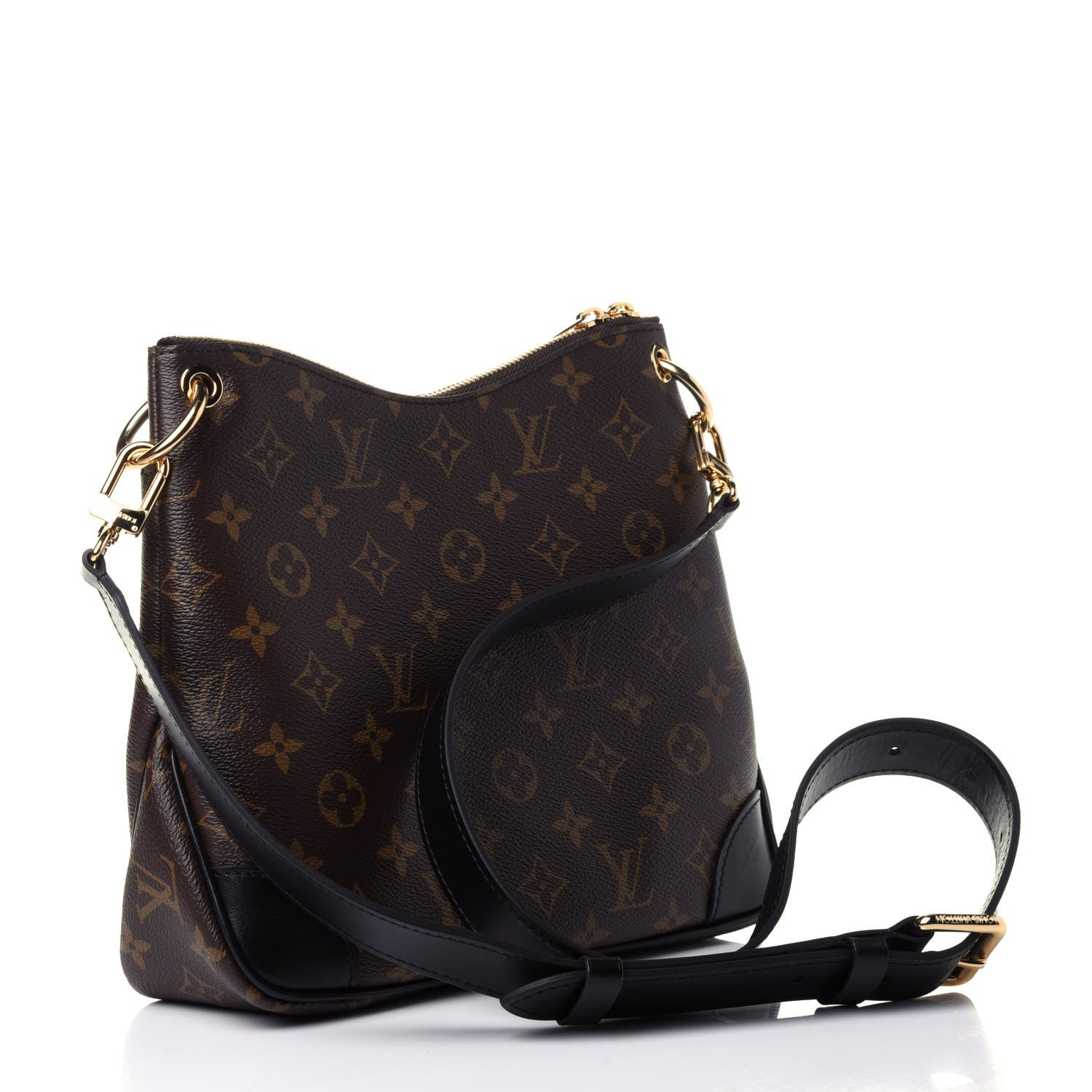Louis Vuitton Monogram Odeon PM Black 2 of 4