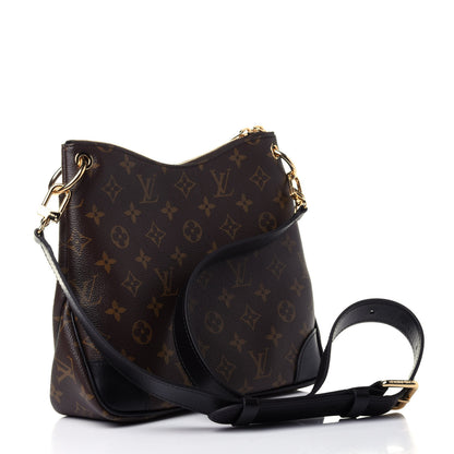 Louis Vuitton Monogram Odeon PM Black 2 of 4