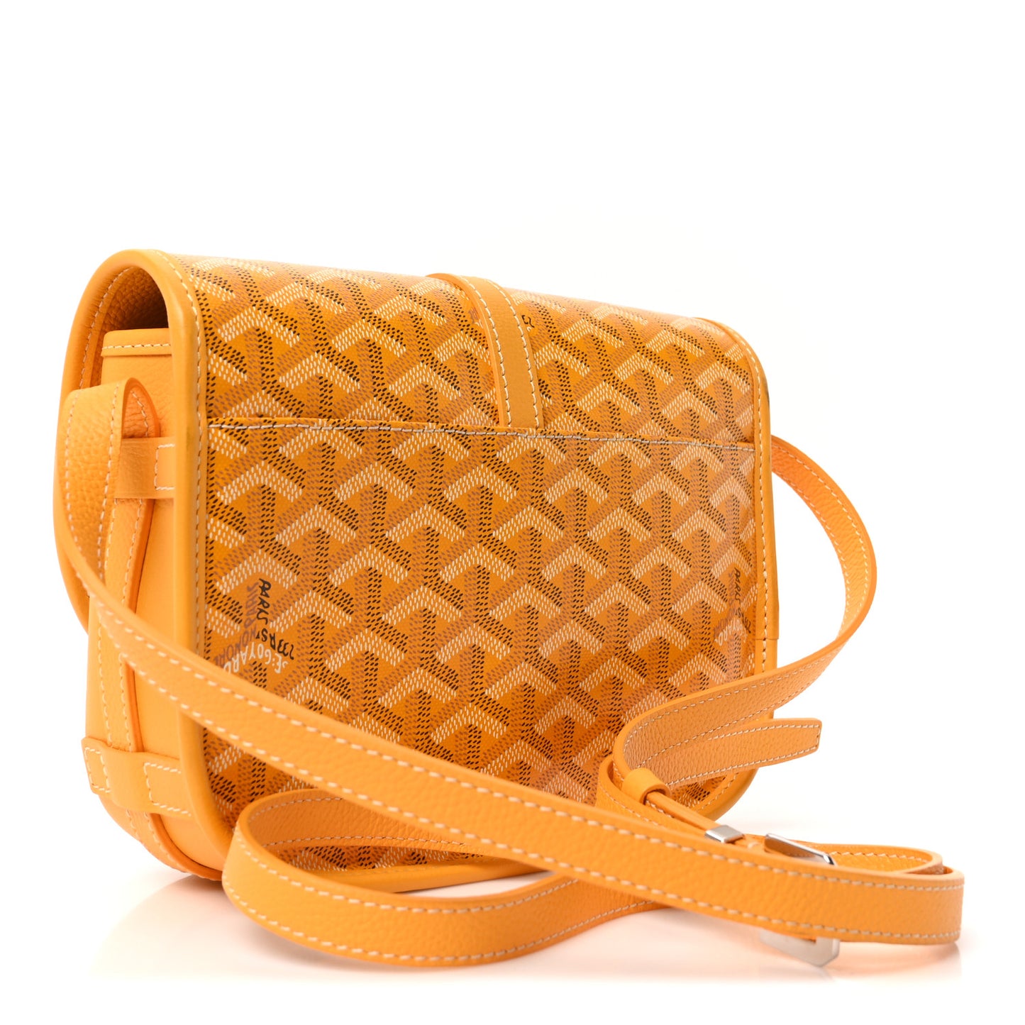 Goyardine Belvedere II PM Messenger Bag Yellow
