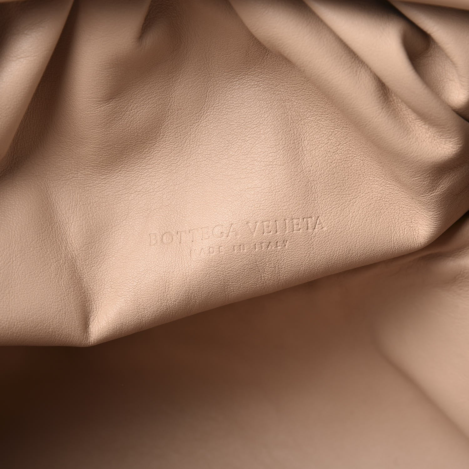 Bottega Veneta Smooth Butter Calf The Pouch Oversized Clutch Nude 7 of 9