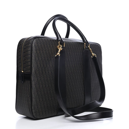 Saint Laurent Toile Classic Monogram Rodeo Briefcase Black 2 of 4
