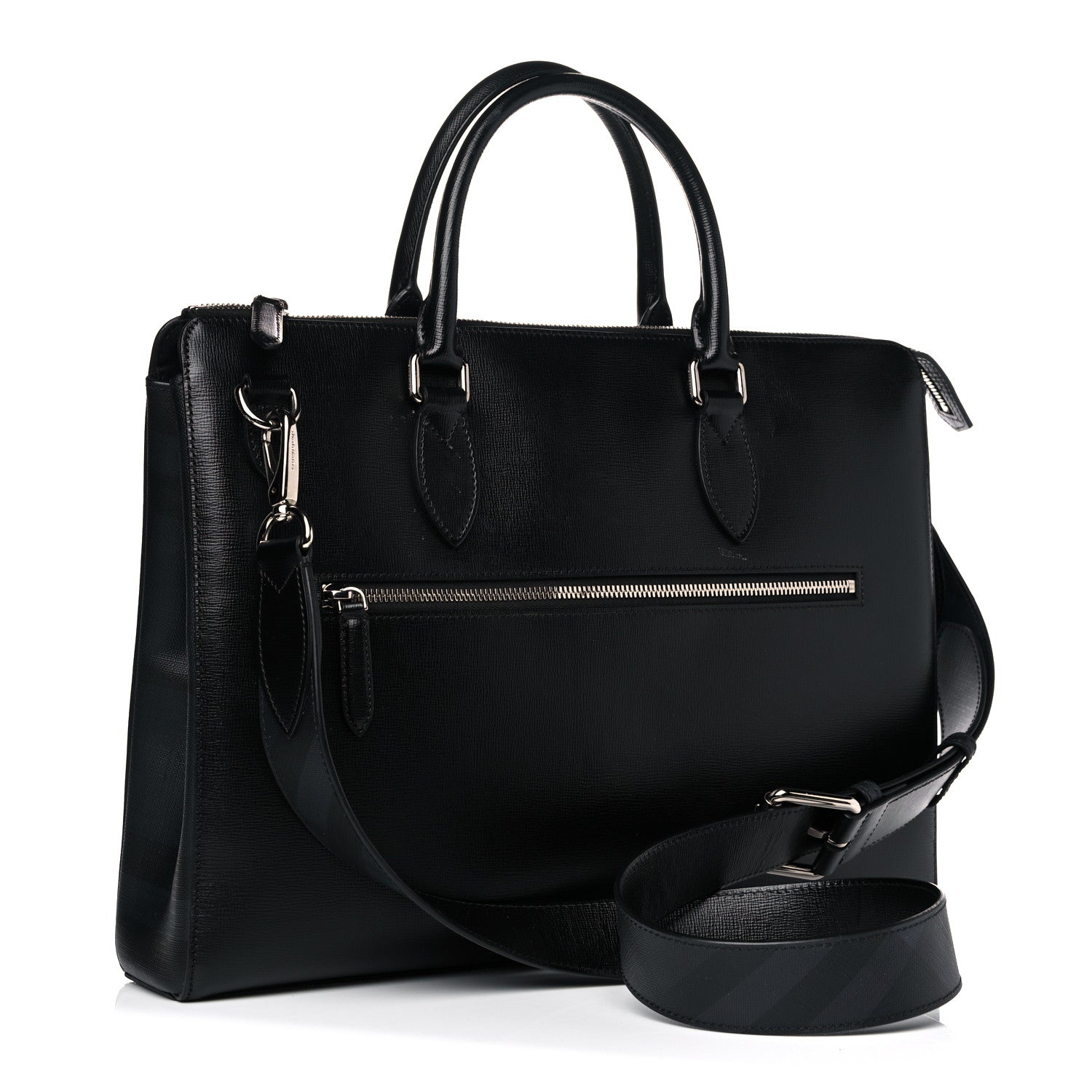Burberry Calfskin Bermondsey Business Briefcase Black 6 of 18