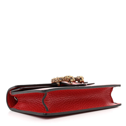 Gucci Calfskin Super Mini Dionysus Shoulder Bag Hibiscus Red 4 of 9
