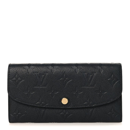 Louis Vuitton Empreinte Emilie Wallet Black Dune 1 of 7