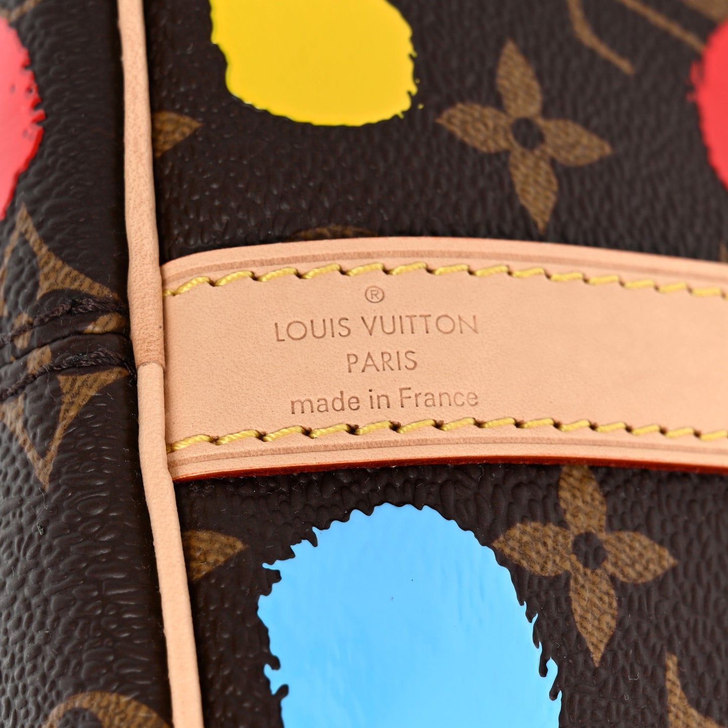 LV X YK Monogram Speedy Bandouliere 25 Multicolor