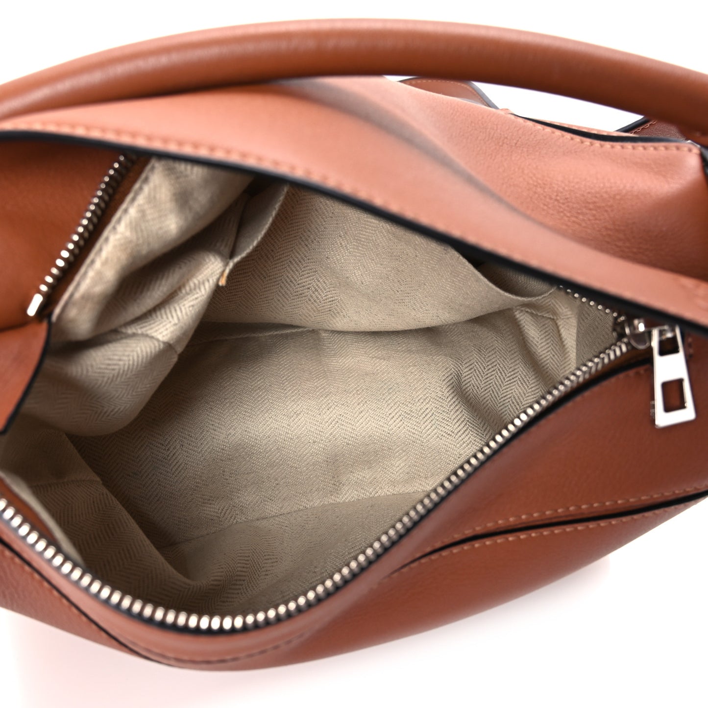 Calfskin Small Puzzle Bag Tan