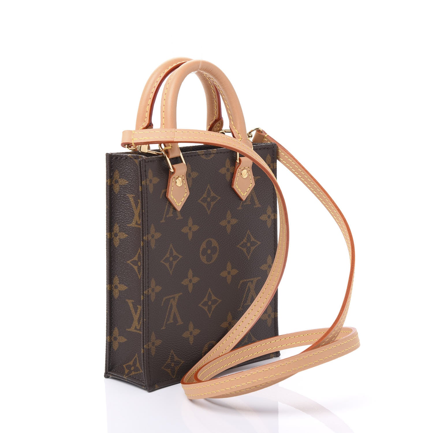 Louis Vuitton Monogram Petit Sac Plat 2 of 10