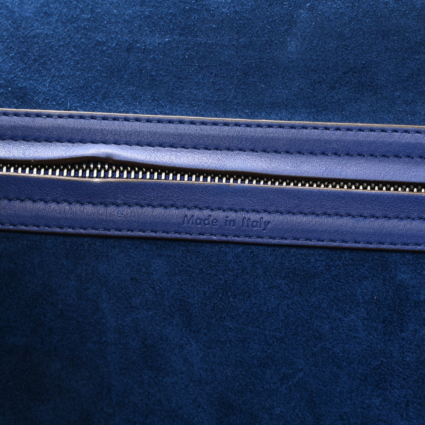 Supple Calfskin Medium Phantom Luggage Indigo