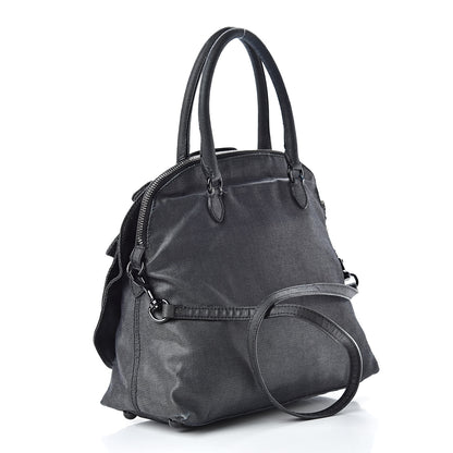 Valentino Garavani Denim Petale Dome Tote Dark Blue 3 of 13
