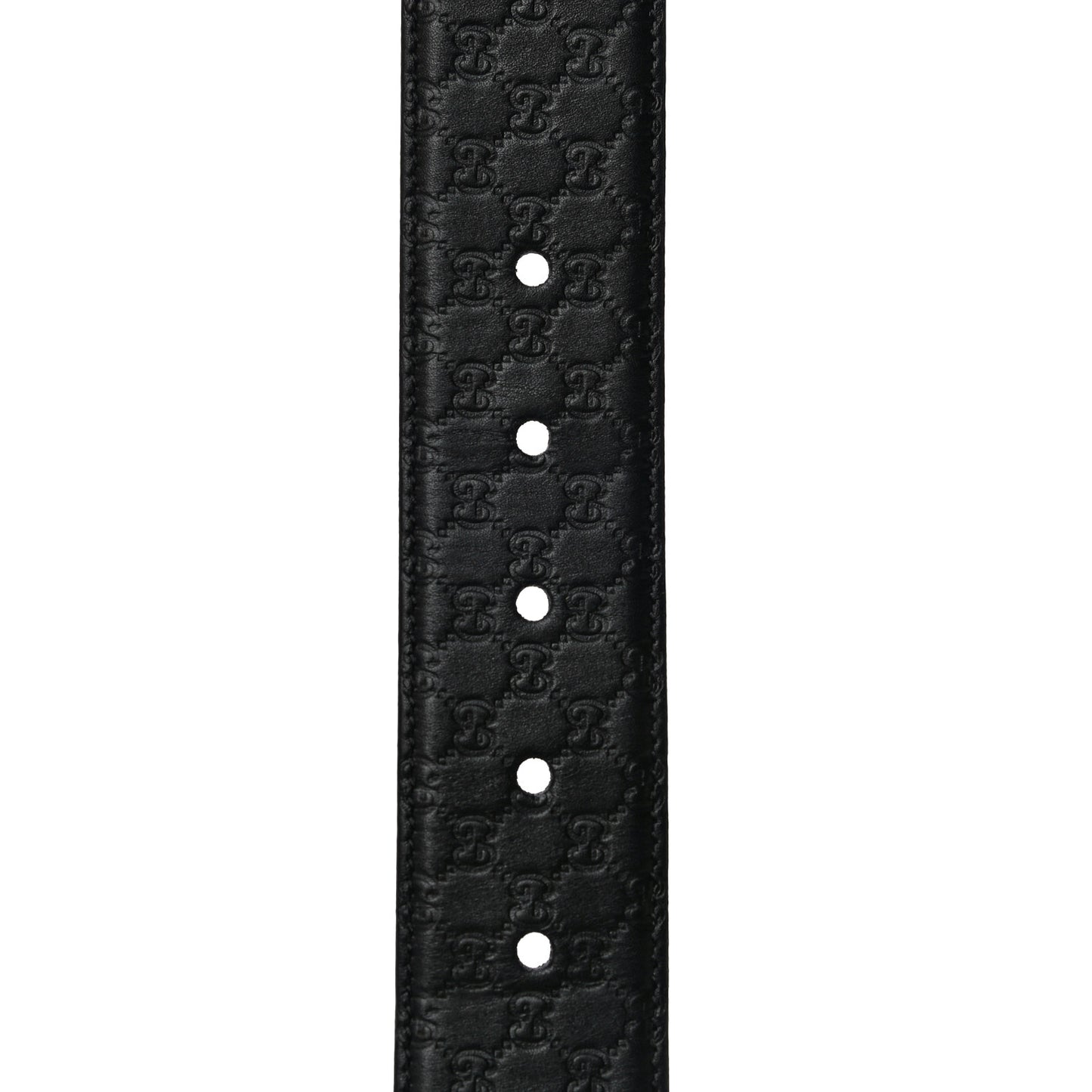 Soft Microguccissima Margaux Calfskin Belt 90 36 Black