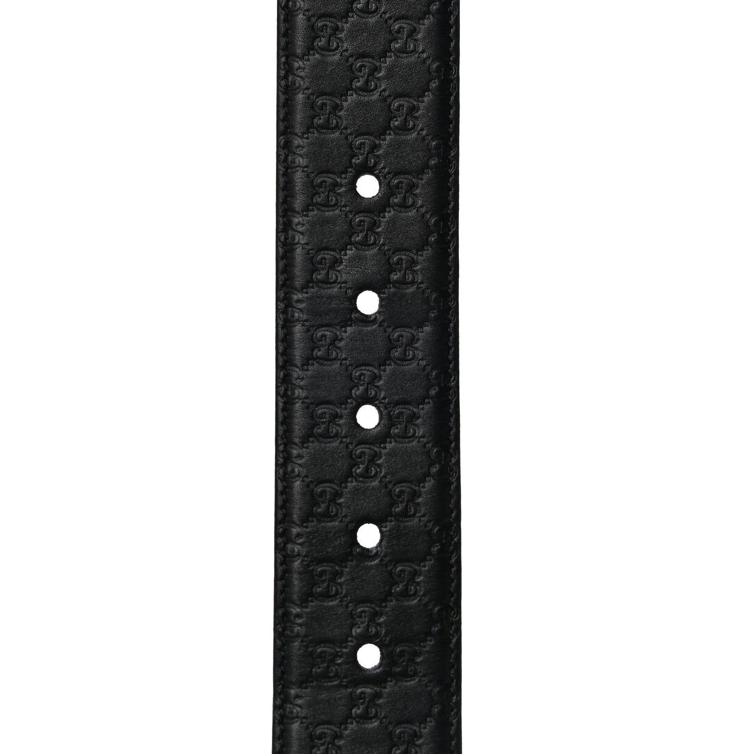 Gucci Soft Microguccissima Margaux Calfskin Belt 90 36 Black 6 of 8