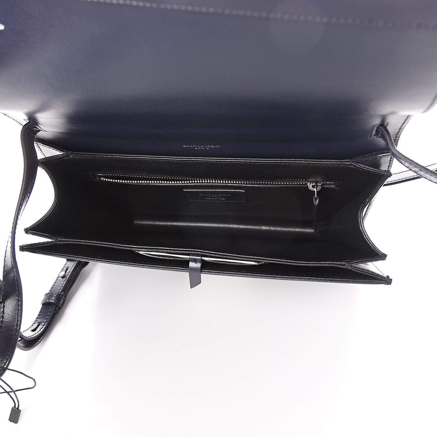 Saint Laurent Calfskin Medium Babylone Navy 4 of 8