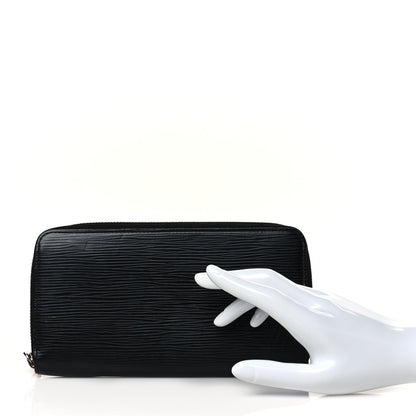 Louis Vuitton Epi Zippy Wallet Black 2 of 8
