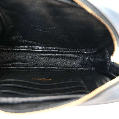 Saint Laurent Grain De Poudre Matelasse Monogram Mini Lou Camera Bag Faggio 5 of 11