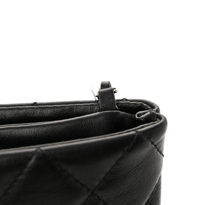 Chanel Lambskin Quilted Crossbody Bag Black 14 of 14