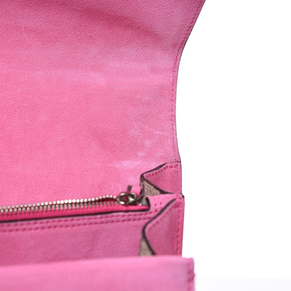 Gucci GG Supreme Monogram Suede Pierced Heart Embroidered Medium Dionysus Shoulder Bag Beige Ebony Pink Tropical Flower 10 of 11