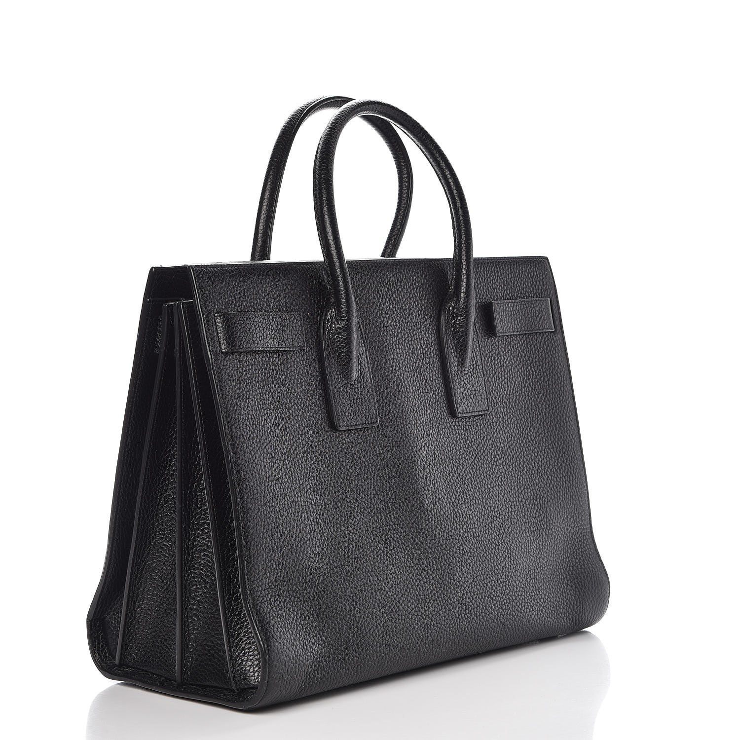 Saint Laurent Grained Calfskin Large Sac De Jour Carryall Black 3 of 19