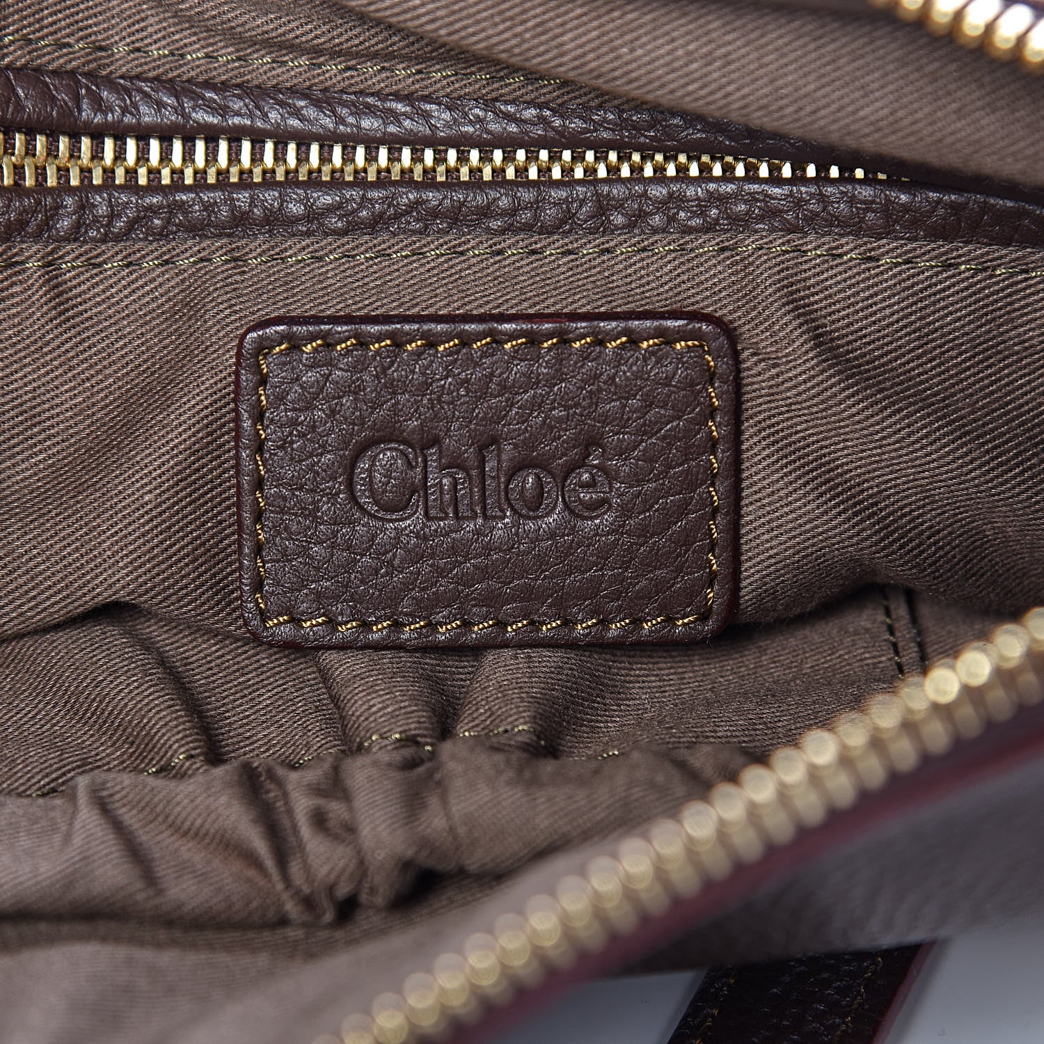 Chloe Calfskin Medium Marcie Satchel Truffle 7 of 11