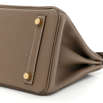 Hermes Togo Birkin 25 Etoupe 7 of 9