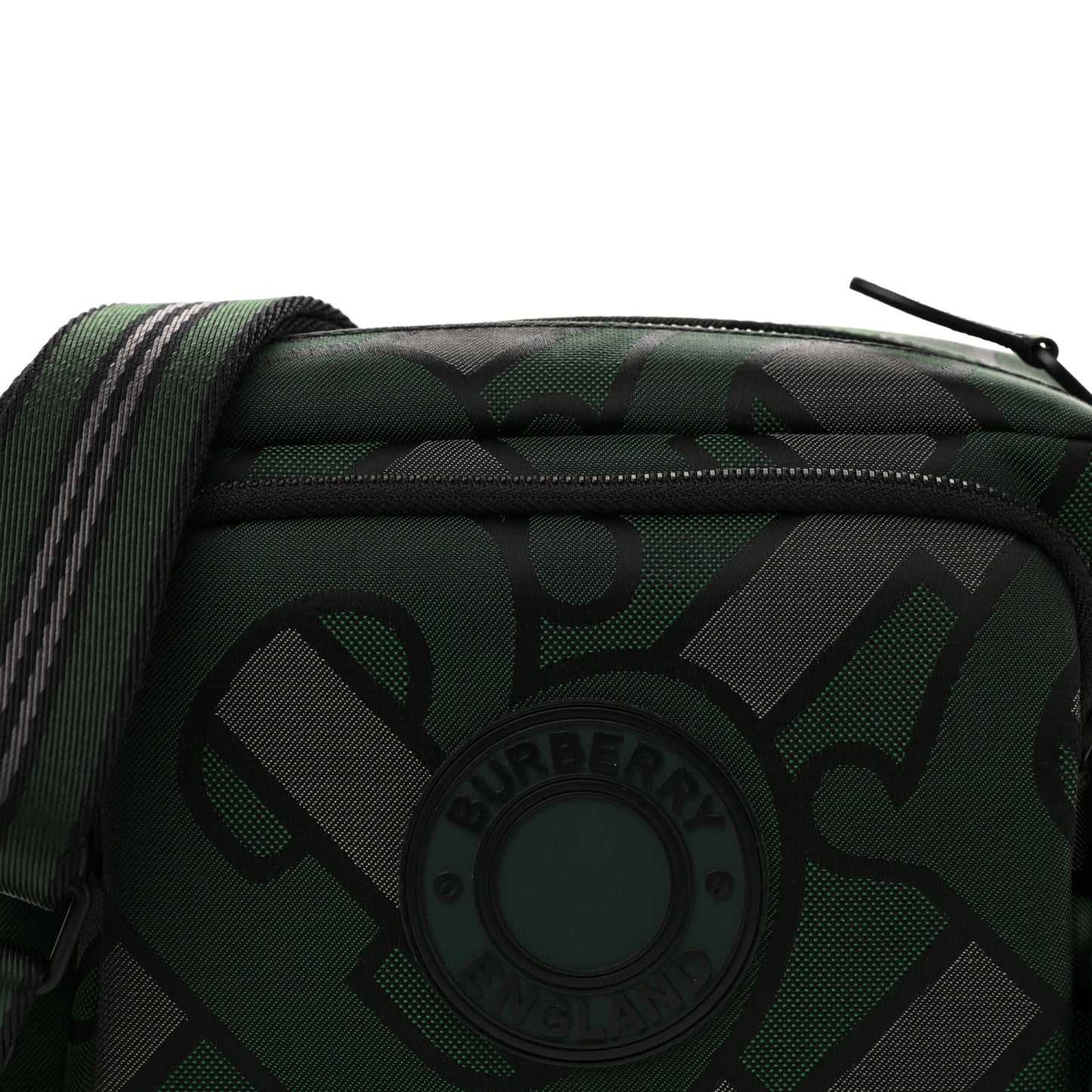 Canvas Monogram Paddy Messenger Forrest Green