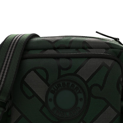 Burberry Canvas Monogram Paddy Messenger Forrest Green 8 of 11