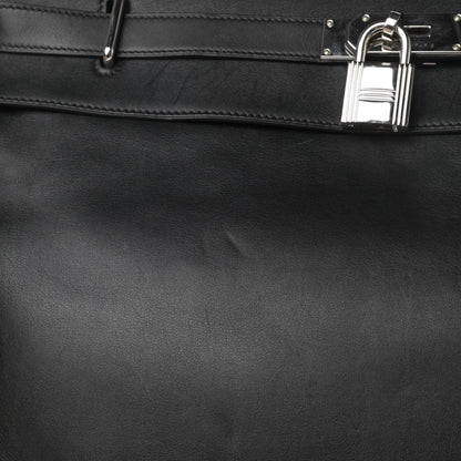 Hermes Veau Sikkim Kelly Relax 50 Black 17 of 19