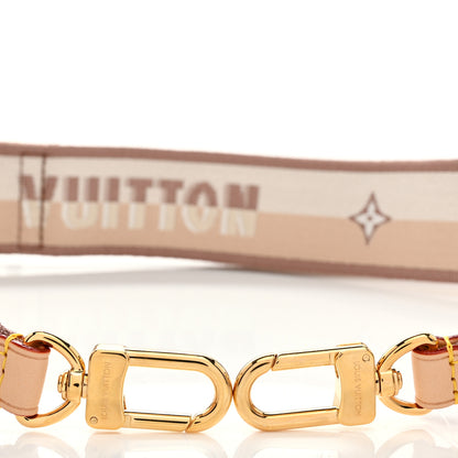 Louis Vuitton Jacquard Speedy Bandouliere 20 Shoulder Strap Beige 4 of 5