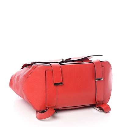 Proenza Schouler Pebbled Calfskin PS Courier Backpack Red 3 of 8