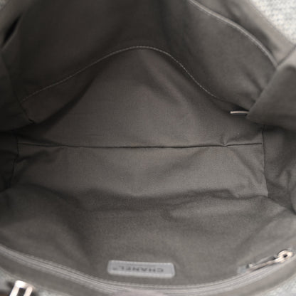 Chanel Woven Straw Raffia Small Deauville Tote Charcoal 5 of 10