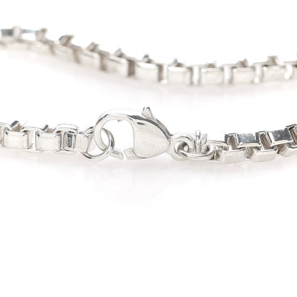 Tiffany Sterling Silver 4mm Venetian Link Bracelet 4 of 7