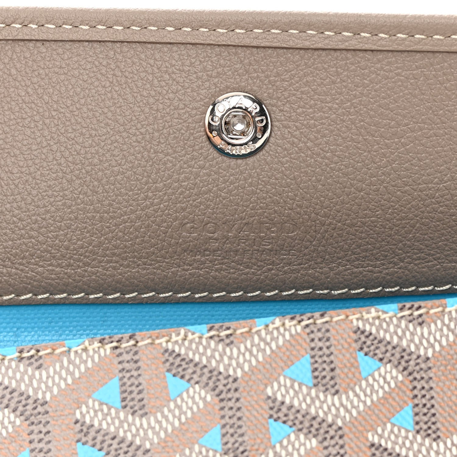 Goyard Goyardine Saint Louis Claire Voie PM Grege Turquoise 7 of 12
