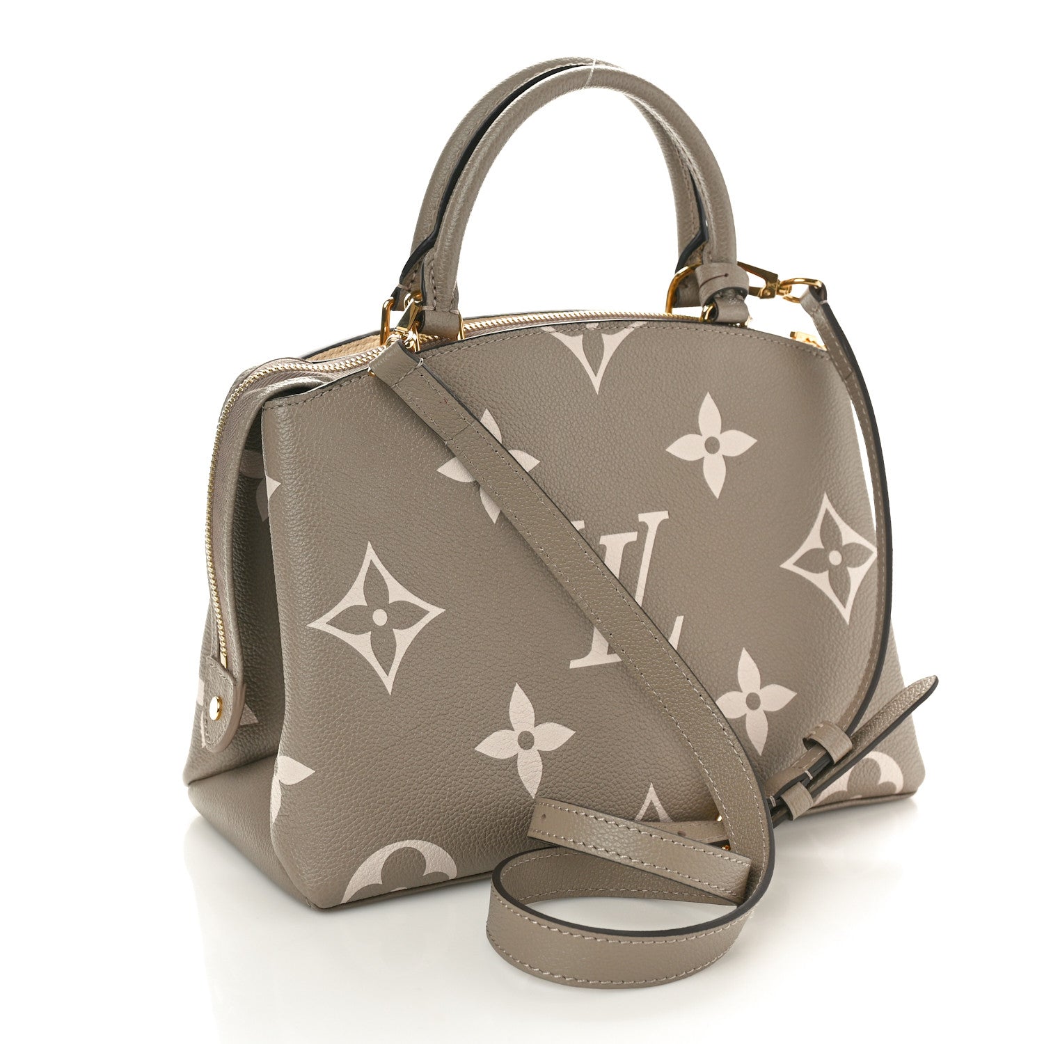 Louis Vuitton Empreinte Monogram Giant Petit Palais Tourterelle Creme 3 of 9