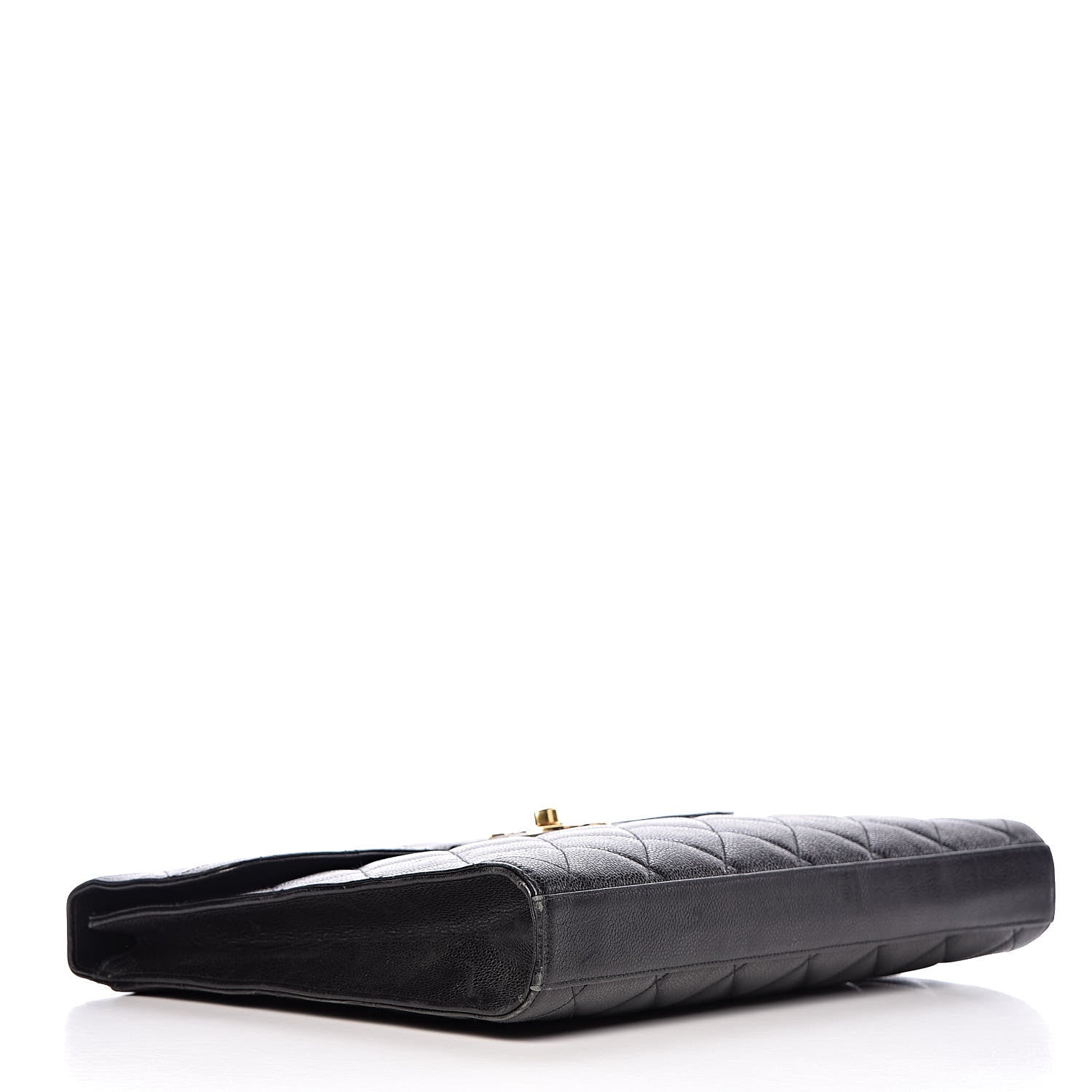 Chanel Caviar Quilted Briefcase Laptop Bag Black 4 of 15
