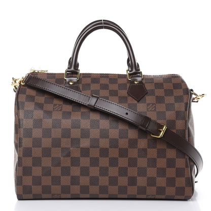 Louis Vuitton Damier Ebene Speedy Bandouliere 30 1 of 8