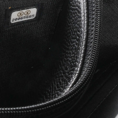 Chanel Caviar Quilted Boy Wallet On Chain WOC Black 15 of 18