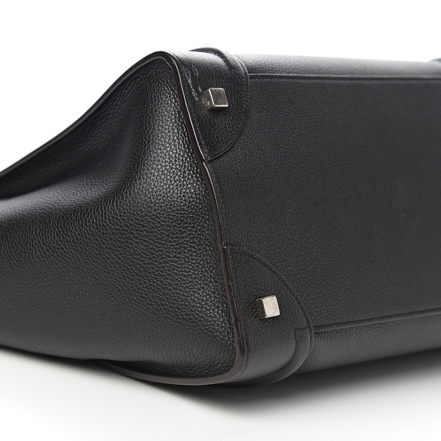 Celine Drummed Calfskin Mini Luggage Black 8 of 11
