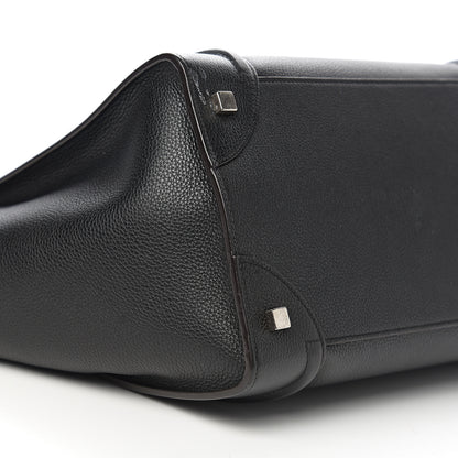 Celine Drummed Calfskin Mini Luggage Black 8 of 11