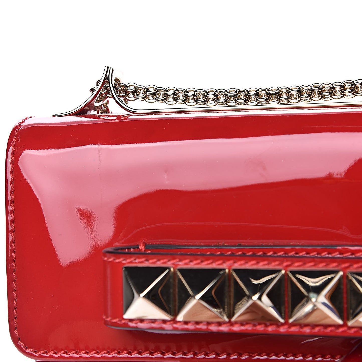Patent Mini Va Va Voom Shoulder Bag Rosso Valentino