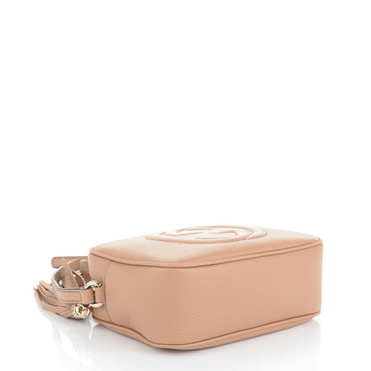Gucci Pebbled Calfskin Small Soho Disco Bag Rose Beige 4 of 7