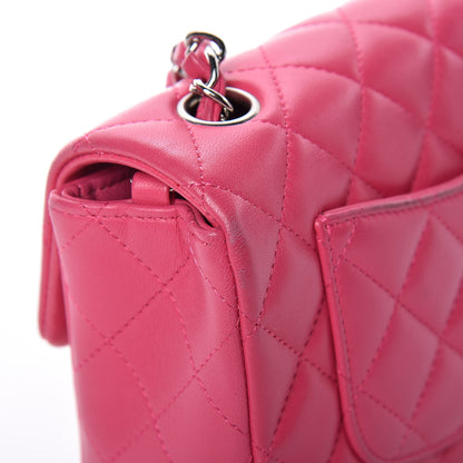Chanel Lambskin Quilted Mini Rectangular Flap Fuchsia 11 of 19