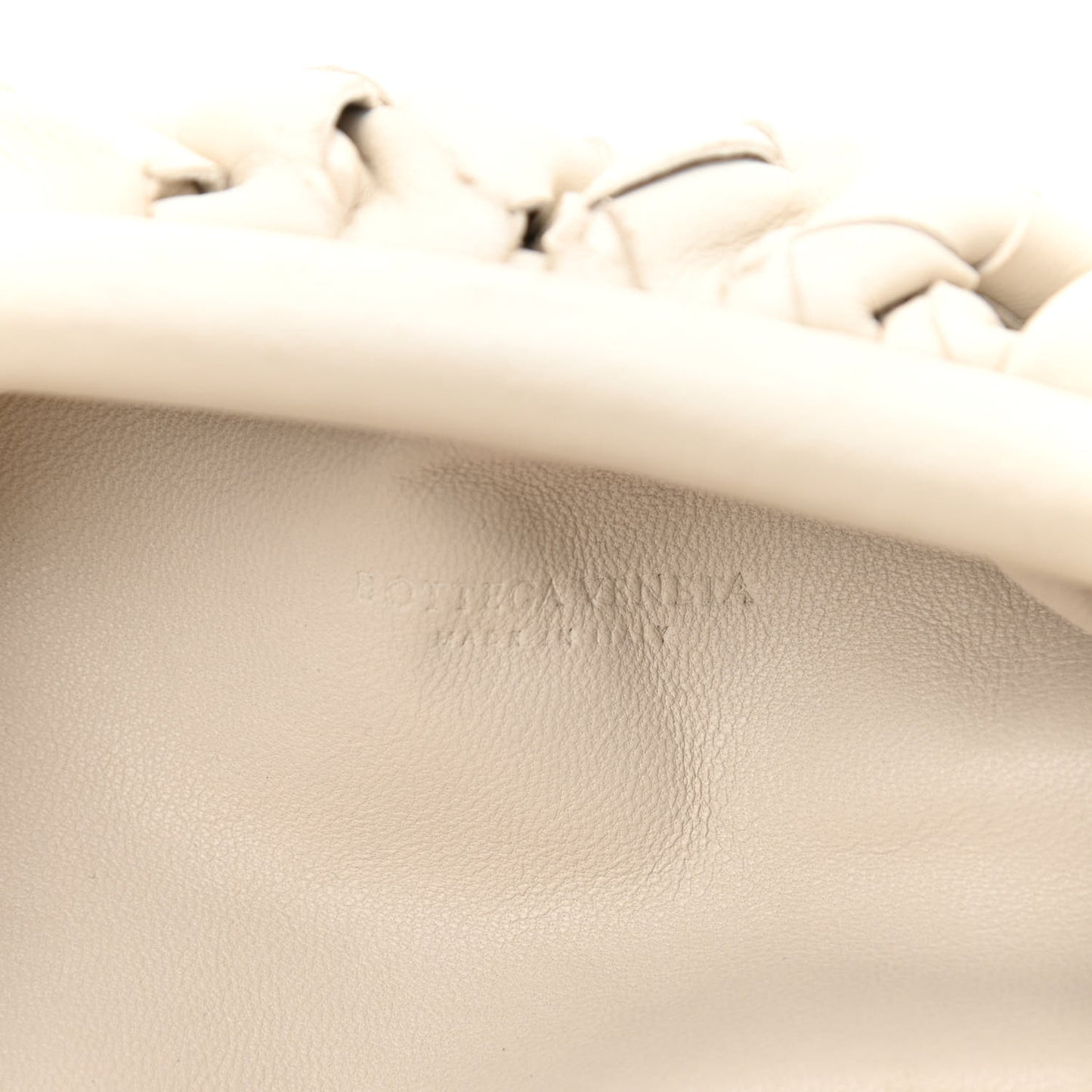 Nappa Intrecciato The Mini Pouch Plaster