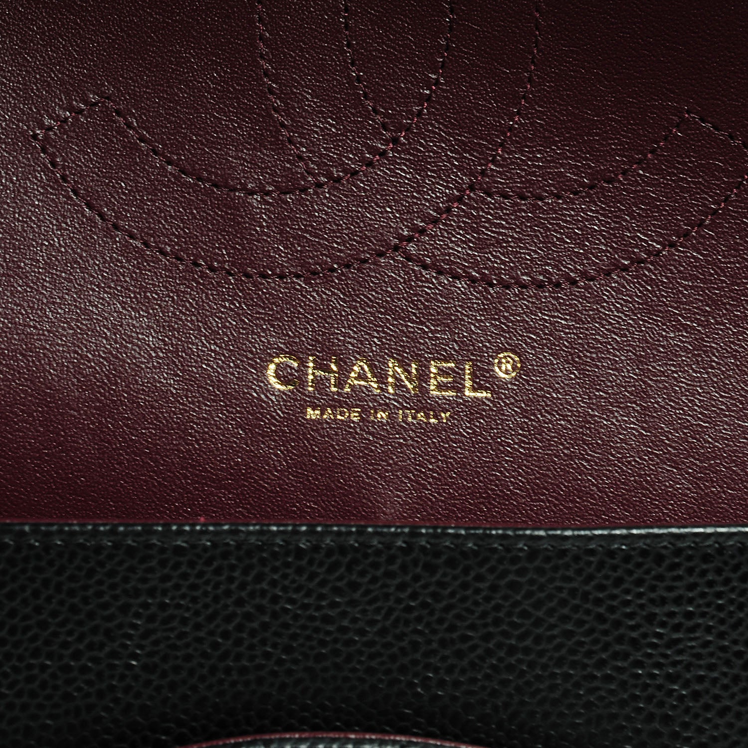 Chanel Caviar Quilted Jumbo Double Flap Black 7 of 9