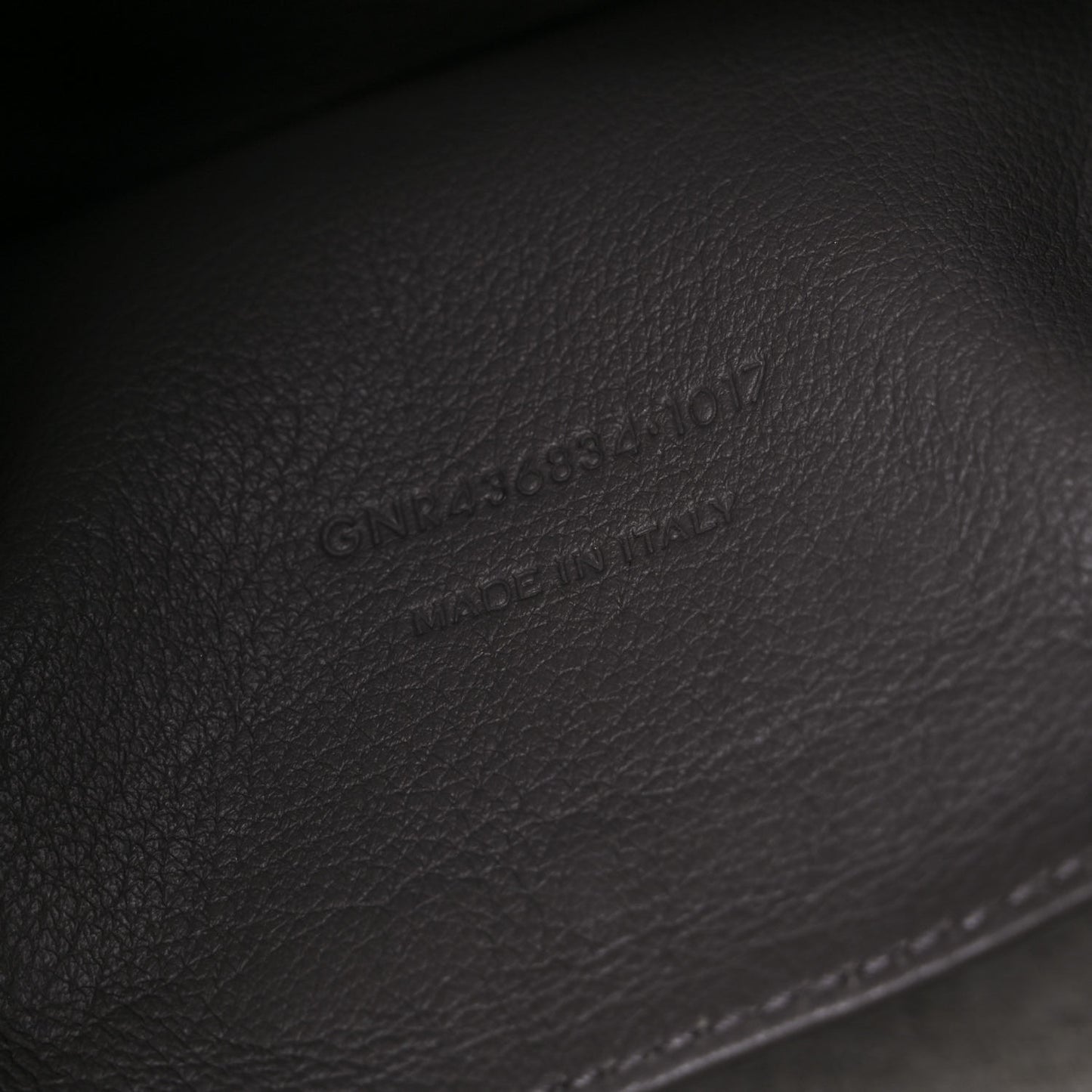 Calfskin Suede Baby Monogram Downtown Cabas Grey
