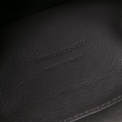 Saint Laurent Calfskin Suede Baby Monogram Downtown Cabas Grey 7 of 16