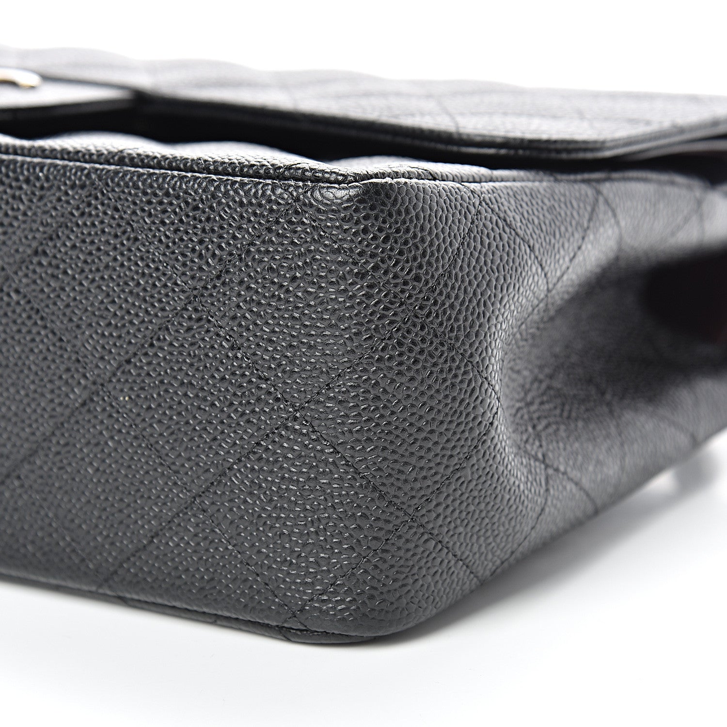 Chanel Caviar Quilted Jumbo Double Flap Black 9 of 11