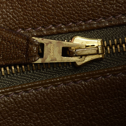 Hermes Chevre de Coromandel Kelly Retourne 32 Vert Bronze 10 of 22