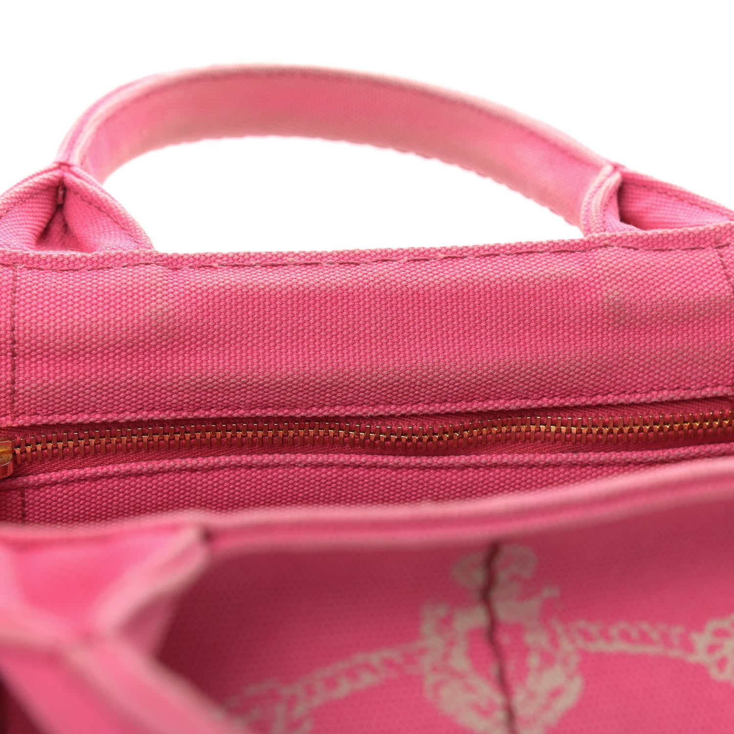 Prada Canapa Small Logo Tote Peonia 8 of 13