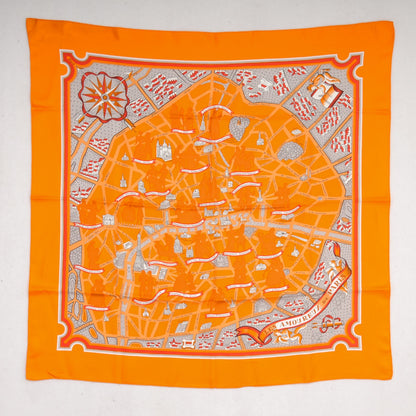 Hermes Silk Les Amoureux de Paris Scarf 90 2 of 6